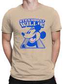 Retro Steamboat Willie Design Men's T-shirt