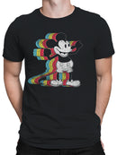 Retro Cartoon Vibes with Rainbow Men's T-shirt