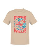 Steamboat Classic Cartoon Style Men's T-shirt