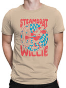 Steamboat Classic Cartoon Style Men's T-shirt