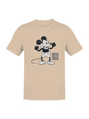 Classic Cartoon Mouse Design Men's T-shirt