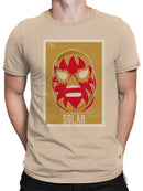 Officially Licensed Legends Of Lucha Libre Vibrant Luchador Mask Art Men's T-shirt