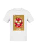 Officially Licensed Legends Of Lucha Libre Vibrant Luchador Mask Art Men's T-shirt