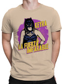 Officially Licensed Legends Of Lucha Libre Unstoppable Force: Keyra Masked Men's T-shirt