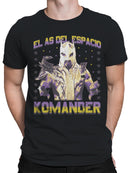 Officially Licensed Legends Of Lucha Libre Space Ace Komander's Dazzling Pose Men's T-shirt