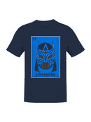 Officially Licensed Legends Of Lucha Libre Blue Luchador Mask Design Women's T-shirt
