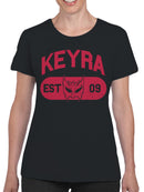 Officially Licensed Legends Of Lucha Libre Keyra Lucha Libre Mask Design Women's T-shirt