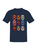 Officially Licensed Legends Of Lucha Libre Colorful Luchador Mask Collection Women's T-shirt