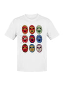 Officially Licensed Legends Of Lucha Libre Colorful Luchador Mask Collection Women's T-shirt