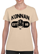 Officially Licensed Legends Of Lucha Libre Iconic Luchador Konnan Logo Women's T-shirt