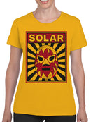 Officially Licensed Legends Of Lucha Libre Luchador Mask Art in Bold Design Women's T-shirt