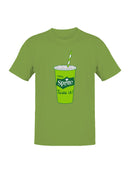 Officially Licensed Sprite Refreshing Sprite Cup Illustration Men's T-shirt