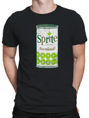 Officially Licensed Sprite Vintage Sprite Soda Can Design Men's T-shirt