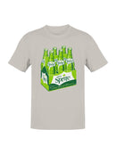 Officially Licensed Sprite Vintage Sprite Bottle Pack Design Men's T-shirt