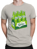Officially Licensed Sprite Vintage Sprite Bottle Pack Design Men's T-shirt