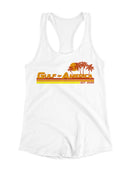 Sunset Beach Logo Design Women's Racerback Tank
