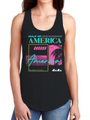 Vibrant Gulf Coast Vibes Women's Racerback Tank