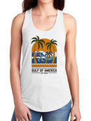 Tropical Wave Logo Design Women's Racerback Tank