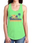 Gulf of America Sunset Scene Women's Racerback Tank