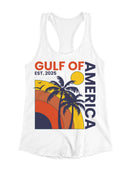 Tropical Gulf of America Logo Women's Racerback Tank