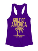Gulf of America Logo Design Women's Racerback Tank