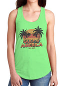 Vintage Gulf of America Design Women's Racerback Tank