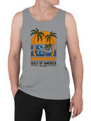 Tropical Wave Logo Design Men's Tank Top