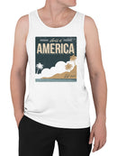 Gulf of America Vintage Poster Men's Tank Top