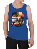 Gulf of America Vintage Sunset Men's Tank Top