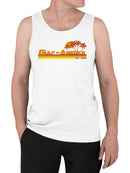 Sunset Beach Logo Design Men's Tank Top