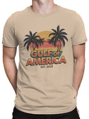 Vintage Gulf of America Design Men's T-shirt