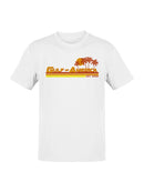 Sunset Beach Logo Design Men's T-shirt