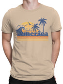 Gulf of America Sunset Scene Men's T-shirt