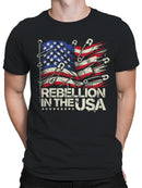 American Flag Alteration Art Men's T-shirt