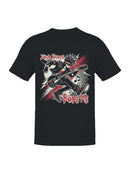 Rebellious Punk Rock Guitarist Men's T-shirt