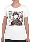 Punk Tribute to Van Gogh Women's T-shirt