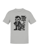 Punk Rock DIY Cartoon Character Women's T-shirt