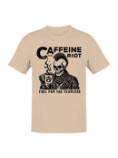 Caffeine riot, fuel for the fearless Women's T-shirt