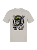 Punk Cat with Neon Mohawk Men's T-shirt