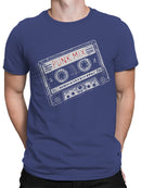Retro Punk Mixtape Illustration Men's T-shirt