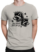 Spiked Raccons with Stars Men's T-shirt