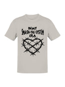 In my smash the system era, dark heart Men's T-shirt