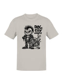 Punk Rock DIY Cartoon Character Men's T-shirt