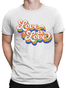 Celebrating Love with Pride Colors Men's T-shirt