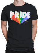 Vibrant Pride Celebration Heart Men's T-shirt