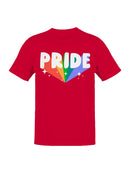 Vibrant Pride Celebration Heart Men's T-shirt