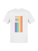 Rainbow Flag with Stars Men's T-shirt