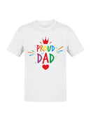 Colorful Proud Dad Design Men's T-shirt