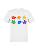Colorful Doodle Flower Collection Women's T-shirt