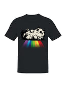 Fluffy Cat on Rainbow Path Women's T-shirt